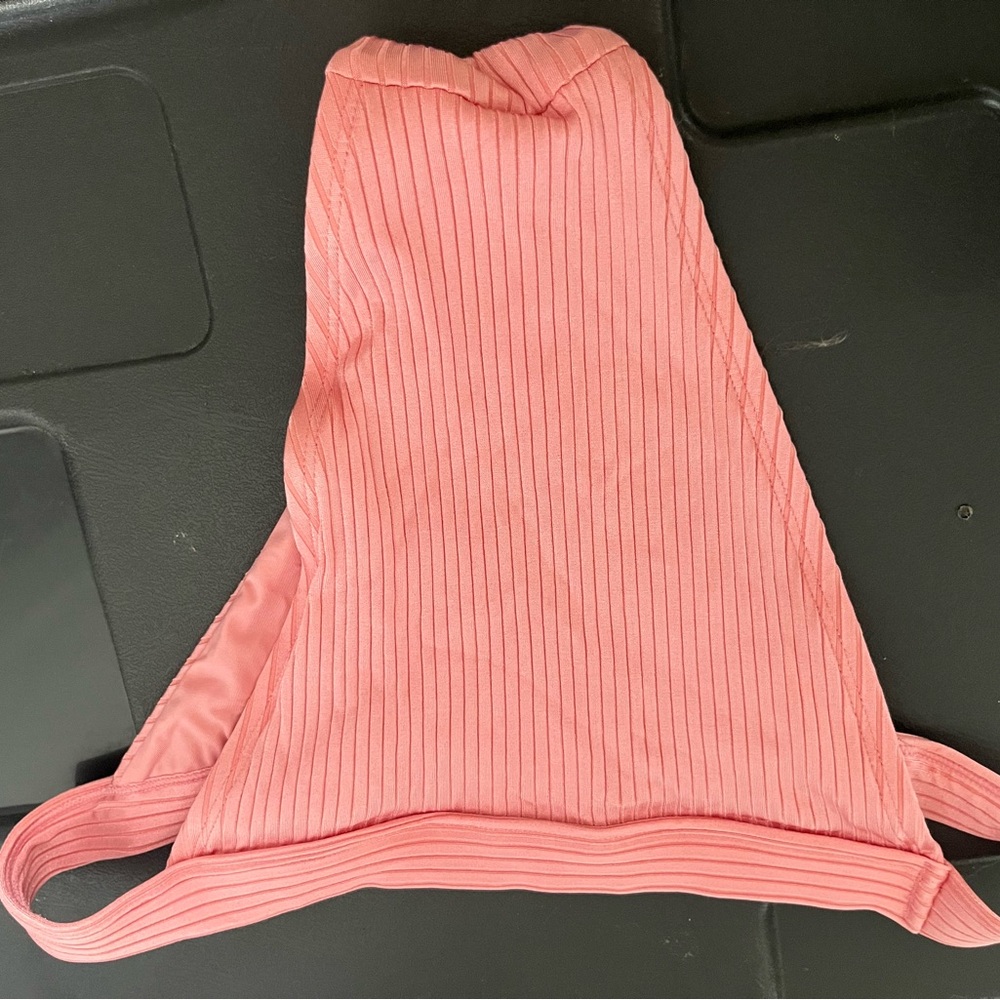 Pink Ribbed Bikini Set - Picture 4 of 8